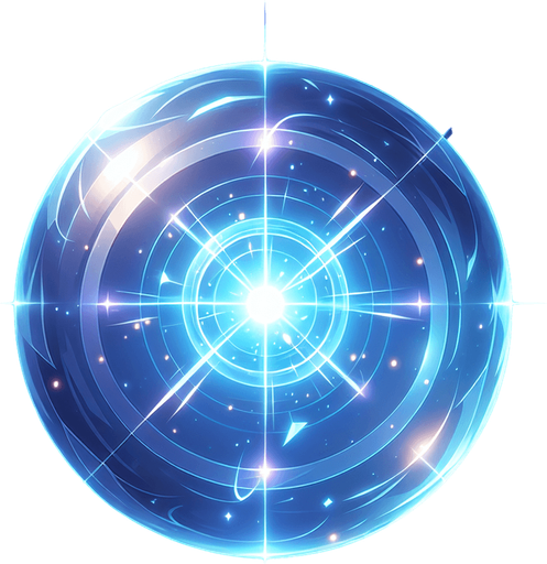 crea un circulo de energia transparente, una esfera de energia.
Single Game Texture. In-Game asset. 2d. Blank background. High contrast. No shadows.