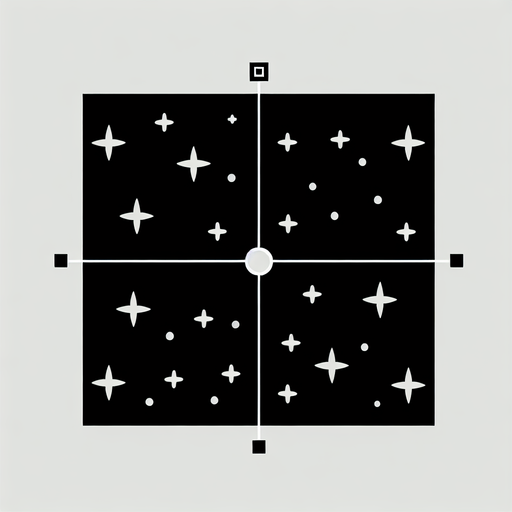 plain black background with a few small stars. 2d repeating Texture..