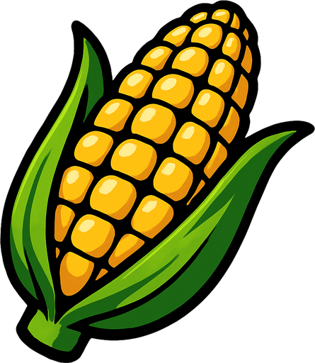 Corn.
In-Game asset.  2d.  High contrast.  No shadows