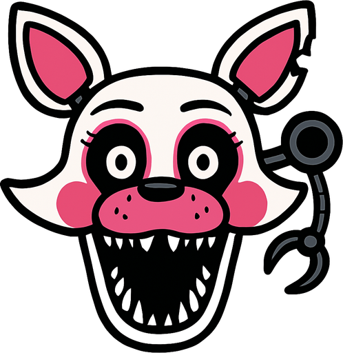 mangle head.
In-Game asset.  2d.  High contrast.  No shadows