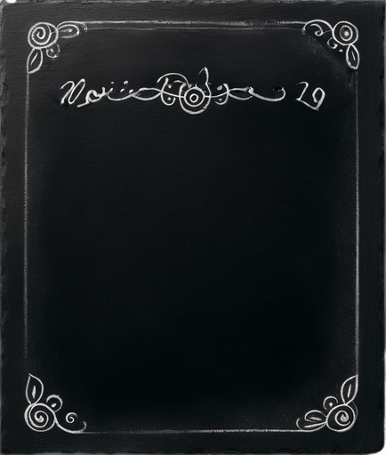 Text "NOVICE BREW" in chalk