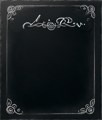 Text "NOVICE BREW" handwritten in white chalk