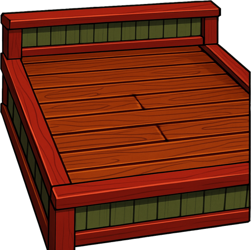 Japanese house floor of wood similar to the bathhouse in "spirited away" movie. HD colors..
In-Game asset.  2d.  High contrast.  No shadows