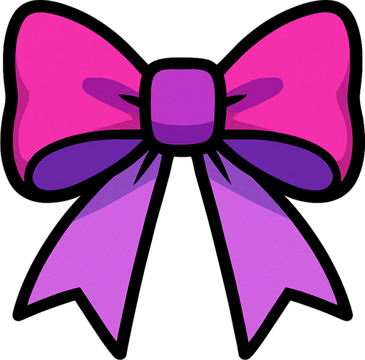 Bow.
In-Game asset.  2d.  High contrast.  No shadows that you can wear for girls