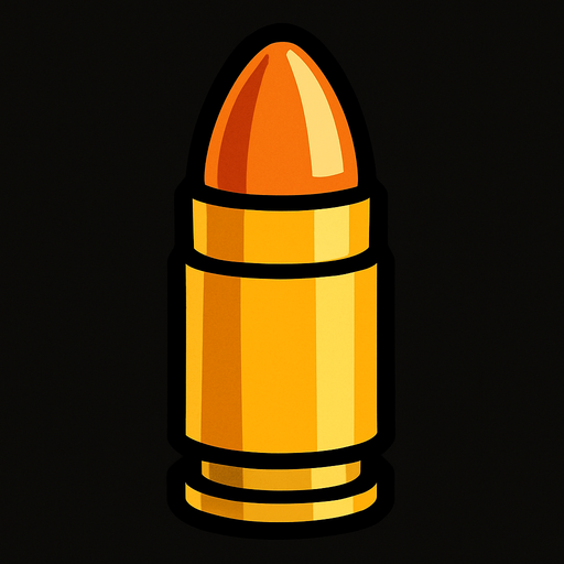 Mermi.
In-Game asset.  2d.  High contrast.  No shadows