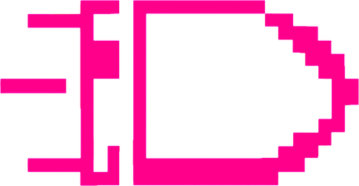 Make me a Bullet for Deltarune game.
In-Game asset.  2d.  High contrast.  No shadows