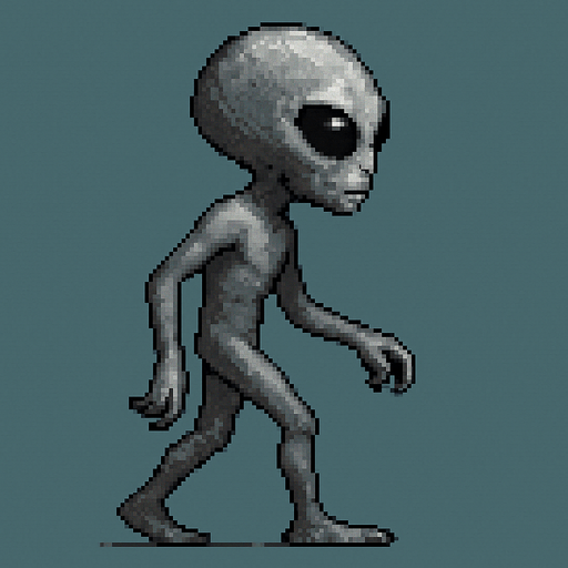Fix this grey alien picture