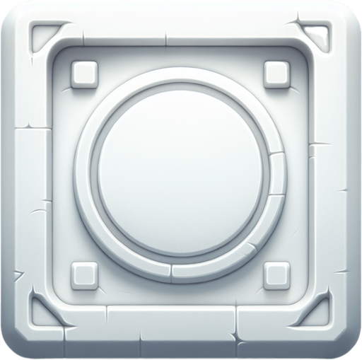 white simple square. rounded corners. plain. no lines inside. in game asset. high quality. Single Game Texture. In-Game asset. 2d. Blank background. High contrast. No shadows.