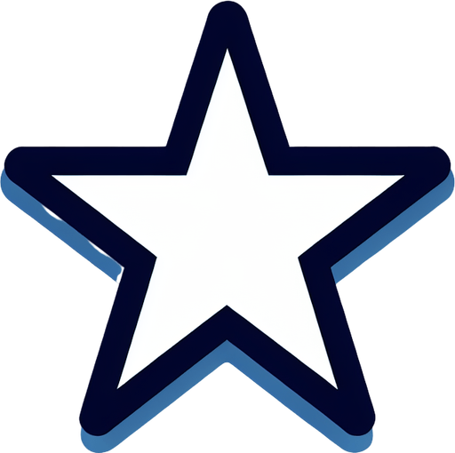 one start shape in the sky.
In-Game asset. 2d. Blank background. High contrast. No shadows.