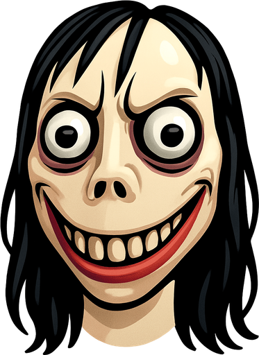 3D Scary but funny meme face of momo. face only. different faces look
In-Game asset.  3d.  High contrast.  No shadows