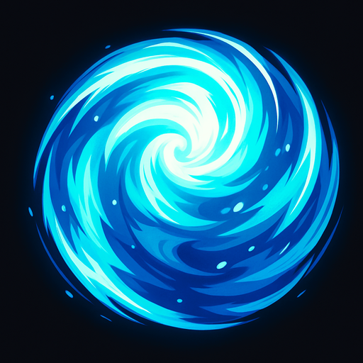 Airball of dragon shout. sphere. HD colors..
In-Game asset.  2d.  High contrast.  No shadows