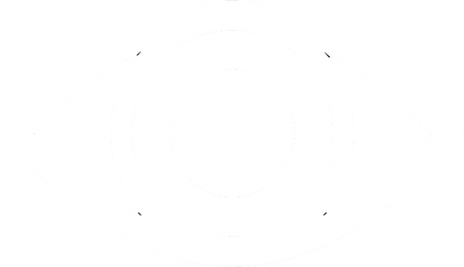 white eye open minimalist icon.
In-Game asset.  2d.  High contrast.  No shadows