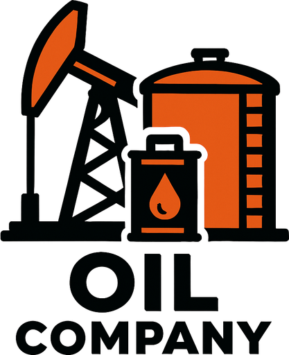 oil company.
In-Game asset.  2d.  High contrast.  No shadows