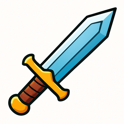 Kılıç.
In-Game asset.  2d.  High contrast.  No shadows