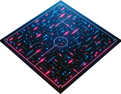 black background with neon lines everywhere.
Single Game Texture. In-Game asset. 2d. Blank background. High contrast. No shadows.