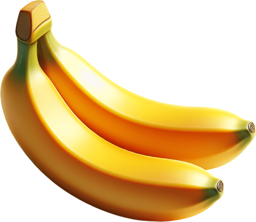 Banana.
3d Detailed and shadow