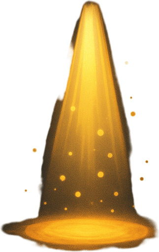 make a little beam of light.
In-Game asset.  2d.  High contrast.  No shadows