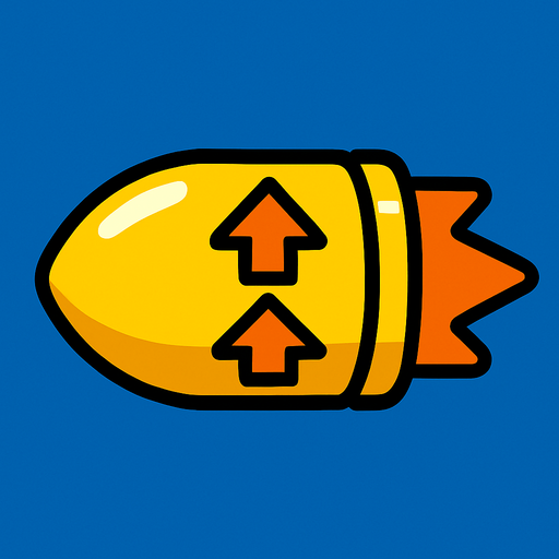 Upgrade power bullet.
In-Game asset.  2d.  High contrast.  No shadows