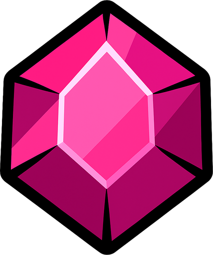 Gema.
In-Game asset.  2d.  High contrast.  No shadows