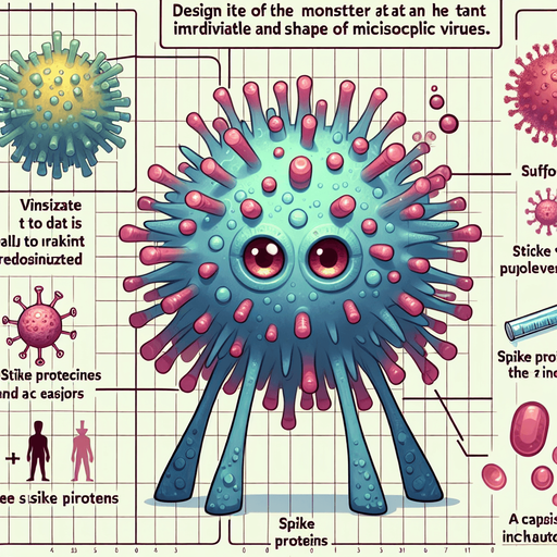 a sprite of a virus monster.
a 2d sprite of a virus monster