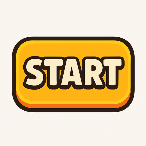 Make a starting buton.
In-Game asset.  2d.  High contrast.  No shadows