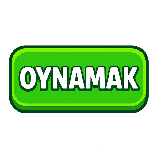 OYNAMAK GREEN BUTTON.
In-Game asset.  2d.  High contrast.  No shadows