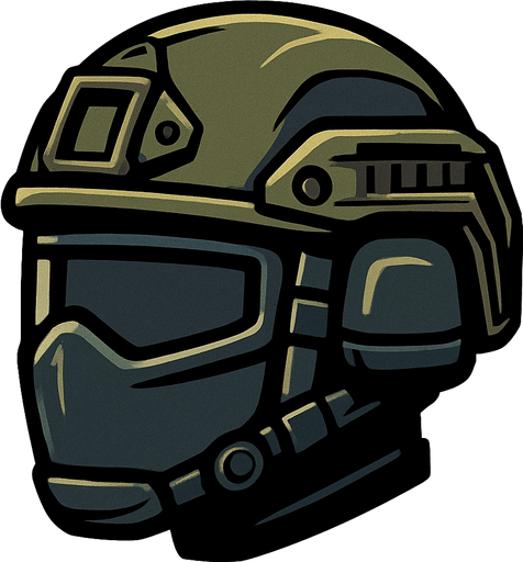 helmet look like soo good 
bullet proff.
In-Game asset.  2d.  High contrast.  No shadows