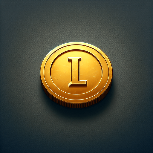 Gold coin write I on center of the coin.
Single Game Texture. In-Game asset. 2d. Blank background. High contrast. No shadows.