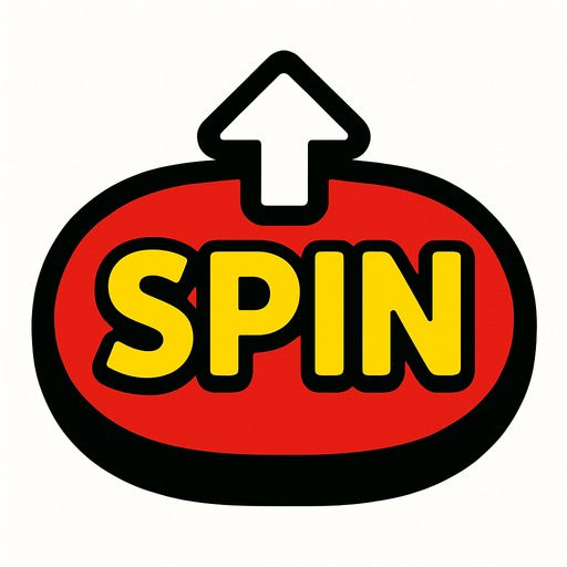 spin button.
In-Game asset.  2d.  High contrast.  No shadows