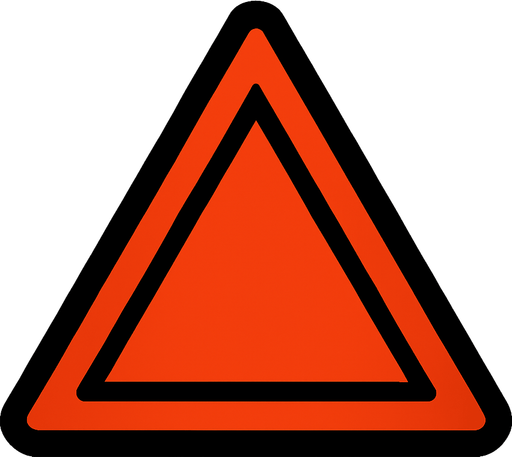 triangulo.
In-Game asset.  2d.  High contrast.  No shadows