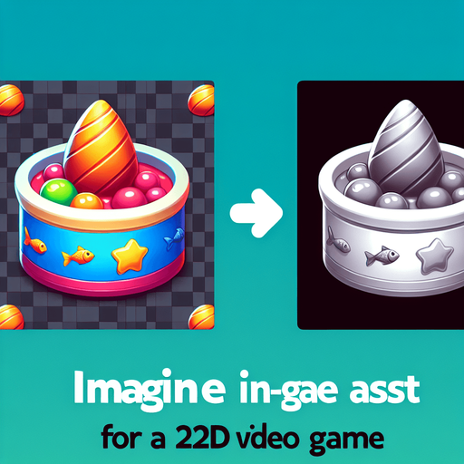 fish food.
Single Game Texture. In-Game asset. 2d. Blank background. High contrast. No shadows.