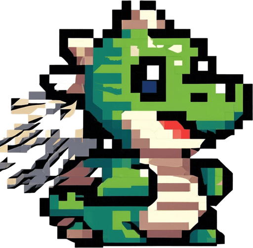 better wings, pixel style, more contrasted, more visible, blue color