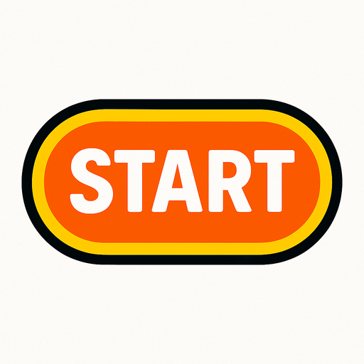 Make a starting buton.
In-Game asset.  2d.  High contrast.  No shadows