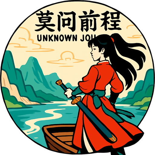 Round shape, Replace Chinese word from “不知途”to“莫问前程”,others remaining the same