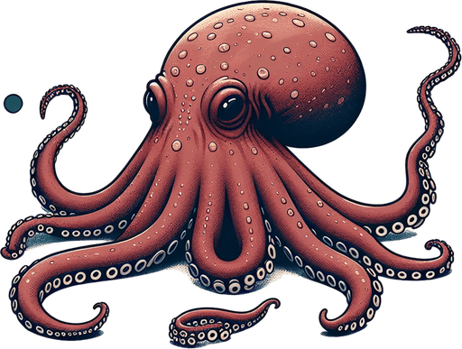 I need an octopus that looks like bowser.
Single Game Texture.  In-Game asset.  2d.  Blank background.  High contrast.  No shadows