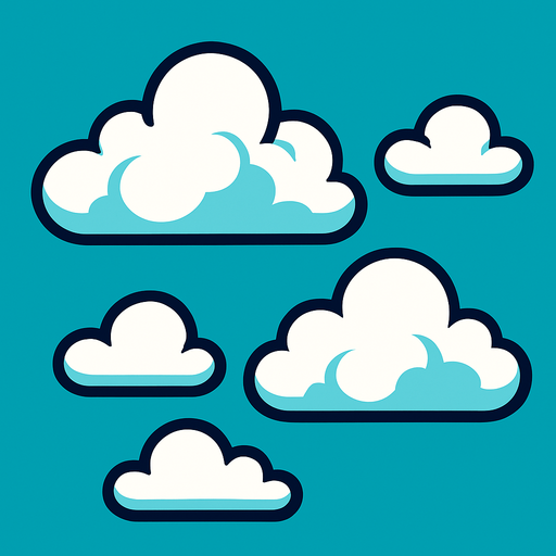 nubes.
In-Game asset.  2d.  High contrast.  No shadows