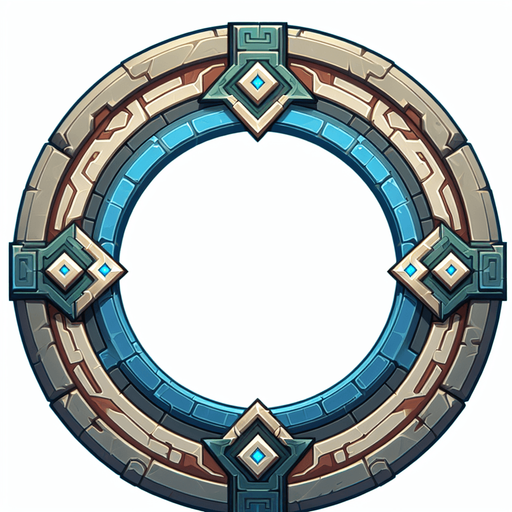 Level up.
Single Game Texture. In-Game asset. 2d. Blank background. High contrast. No shadows.