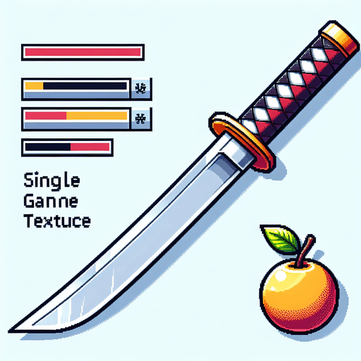 2д лезвие Катаны для игры похожий на фрукт ниндзя.
Single Game Texture. In-Game asset. 2d. Blank background. High contrast. No shadows.