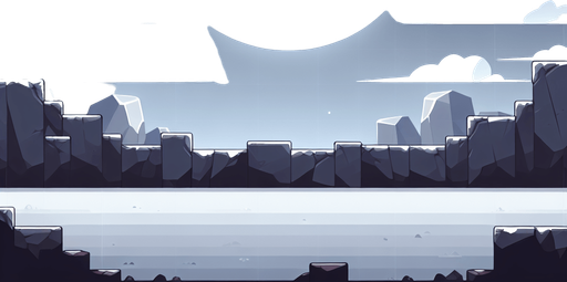 beyaz gökyüzü ay  delikli.
Single Game Texture. In-Game asset. 2d. Blank background. High contrast. No shadows.