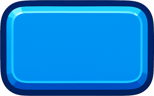 Bouton bleu.
In-Game asset.  2d.  High contrast.  No shadows