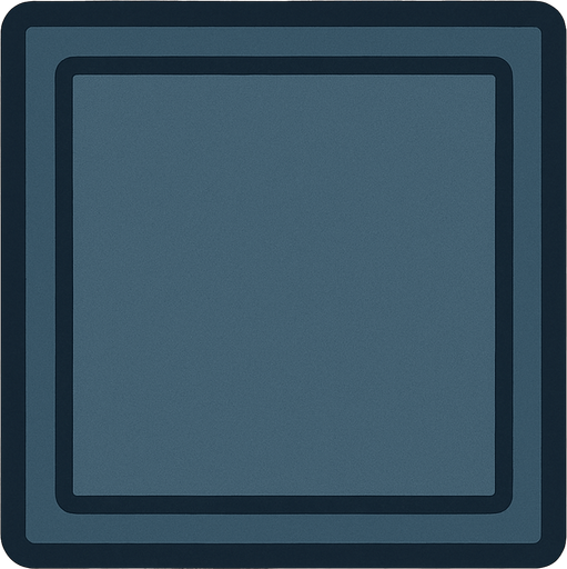 Greyish blue square.
In-Game asset.  2d.  High contrast.  No shadows