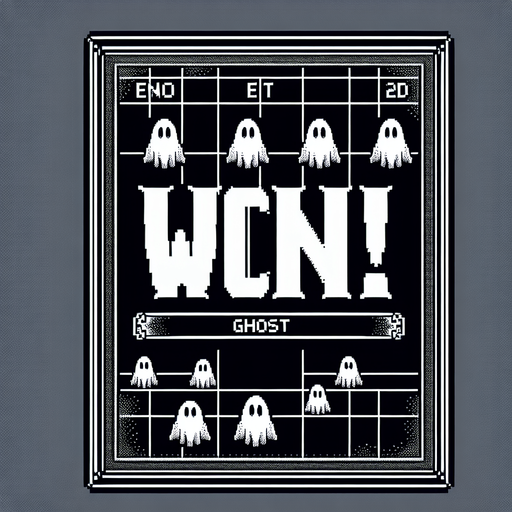 Ghost camera game win screen. YOU WIN! Horror game asset
Single Game Texture. In-Game asset. 2d. Blank background. High contrast. No shadows.
