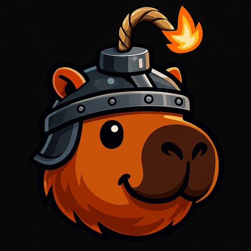 Quitale la espada. Ahora has una bomba con la forma del capibara y su cabeza.