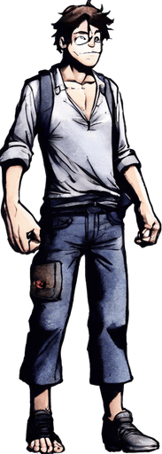 Let him turn left and face the hero