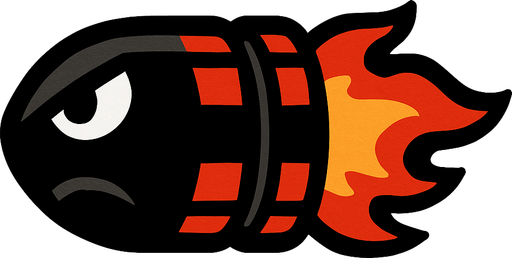 enemyBullet.
In-Game asset.  2d.  High contrast.  No shadows