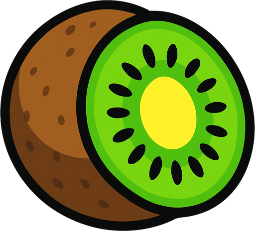 kivi.
In-Game asset.  2d.  High contrast.  No shadows