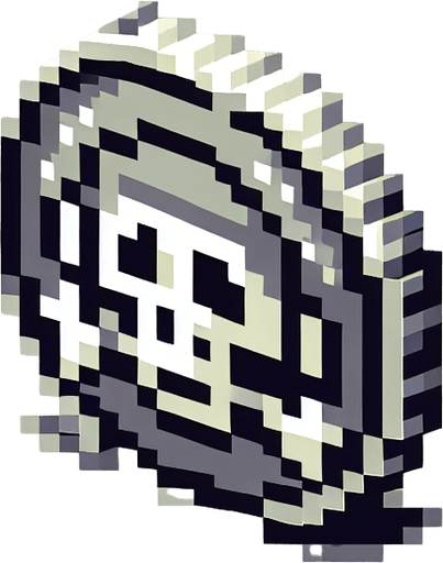 isometric silver coin with a pirate monkey face. pirate themed. pixelated. 8 bit. viewed from the top as if the coin is resting flat..
Single Game Texture. In-Game asset. 2d. Blank background. High contrast. No shadows.