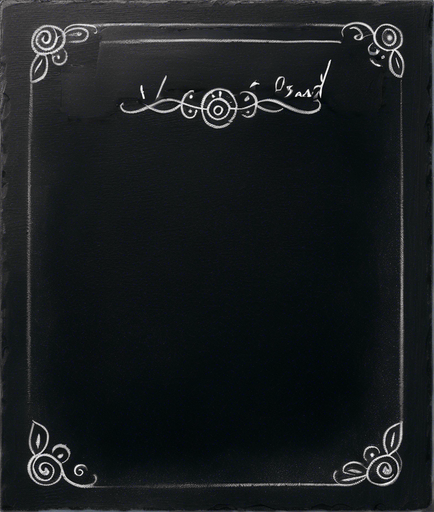 "NOVICE BLEND" handwritten in chalk