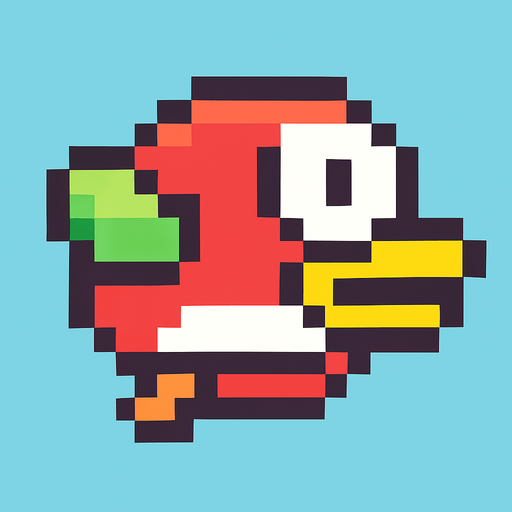 give me some alternatives of real flappy bird.
In-Game asset.  2d.  High contrast.  No shadows. Just one image