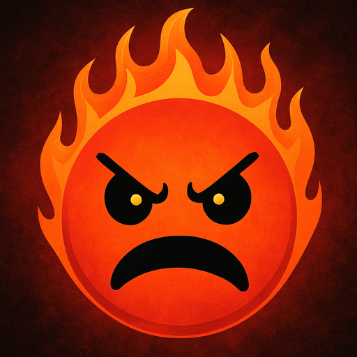 angry fire ball